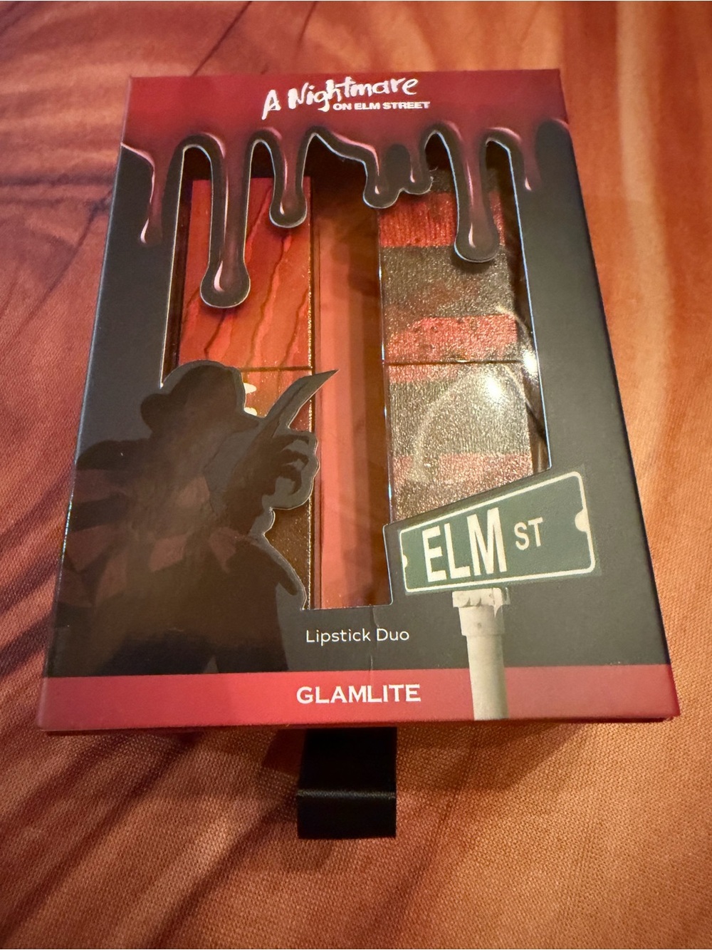 Glamlite A Nightmare On Elm Street Lipstick Duo!!!
NEW!!! LIMITED EDITION!!!